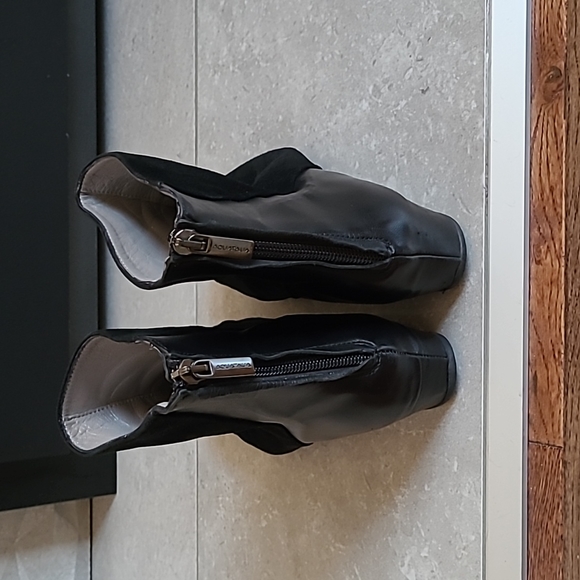 Aquatalia Suede and Leather Wedges - Picture 3 of 14